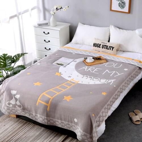 Summer Cool Gauze Blanket Newborn Toddler Wraps Cover Plaid Outdoor Camping Beach Shawls Rugs