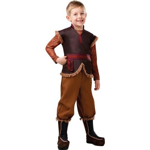 Boys Royal Ice Master Brave Kristoff Kids Favourite Movie Character Fancy Dress Halloween Party Cosplay Costume