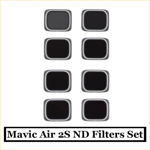 Original DJI Air 2S ND Filters Set ND4/8/32/64 ND64/128/256/512 specifically for DJI Mavic Air 2S Brand New In Stock