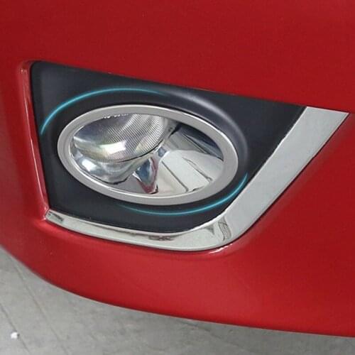 New Arrival 2pcs/lots Abs Chrome Front Fog Light Cover Lamp Cover Trim For TOYOTA Corolla 2014 YT-72107