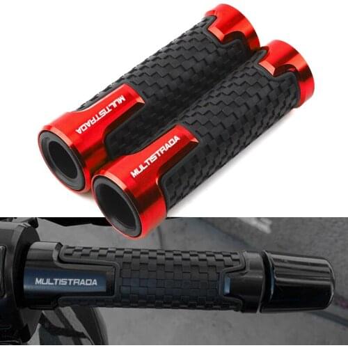 Anti-skid Motorcycle 7/8'' 22MM Handlebar Grips Motobike Hand Handle Grip For Ducati Multistrada 950 1100 1200 1200S 1200GT 1260