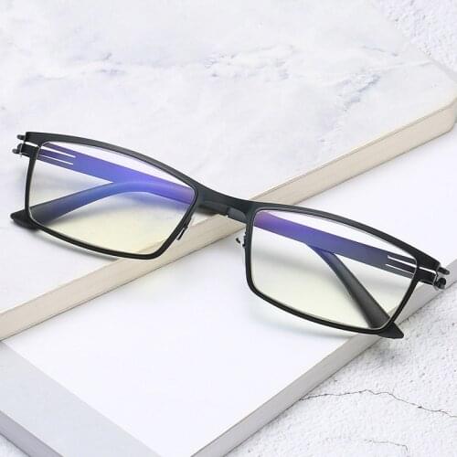 Square Glasses Frame Reading Glasses For Men Women Computer Optical Eyeglasses Hyperopia Anti Blue Light Reading Glasses