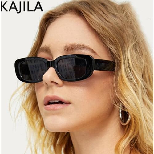 Vintage Rectangle Sunglasses Women Retro Small Frame Brand Sun Glasses For Woman Shades Eyewear Wholesale occhiali da sole donna