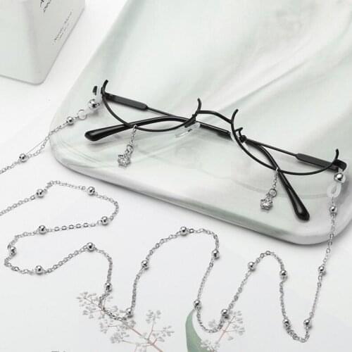Meteor pendant glasses frame Small half-frame glasses without lens water drop decorative mirror fashion personality Eyewear