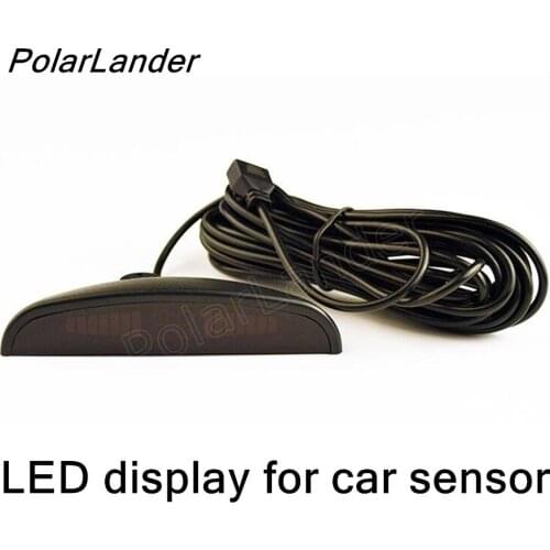 PolarLander the new product 12V Auto Reversing LED display for Car Parking Radar Sensor system reverse radar accessory