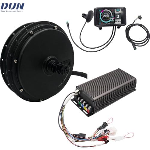 E-Bike High Speed Spoke Hub Motor 205 3KW V3 Peak 8KW for Electric Bicycle Kits with Controller SVMC72150-UKC1 TFT Display
