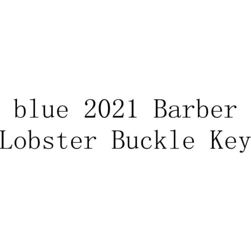 Blue 2021 Barber Lobster Buckle Key