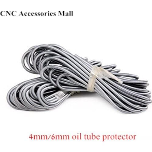 Machine tool lubrication system tubing protection sleeve oil pump nylon tube protector 4 mm 6 mm