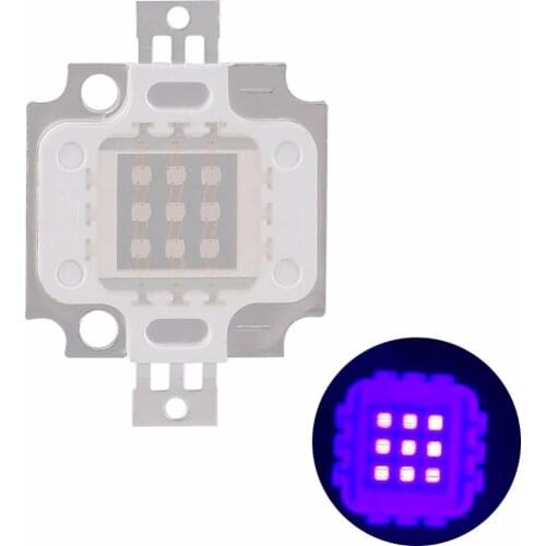 UV LED 395-400Nm Lamp Chip Purple LED Ultraviolet Bulbs Lamp Chips LED Integrated Chips COB Ultraviolet Bulb