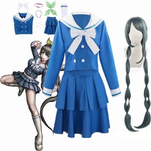 Danganronpa Chabashira Tenko Women Dress School Uniforms Clothing Cosplay Costumes