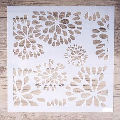 15 cm DIY Craft Layering Chrysauthemum Flower Stencil For Painting Scrapbooking Stamping Album Decorative Embossing Paper Cards