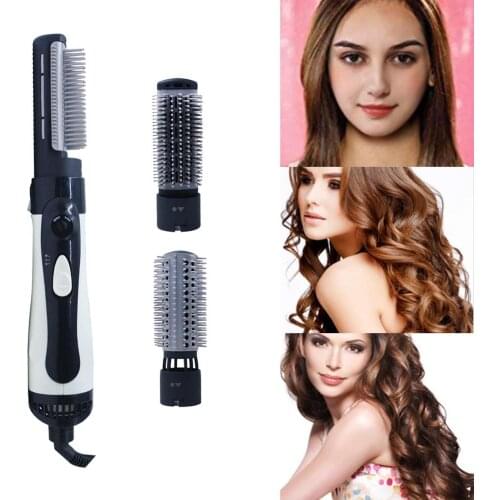 2 In 1 Hot Air Brush Hair Curler Hair Dryer Negative Ion Curler Multi-Function Straight Hair Comb Women Men Styling Tools