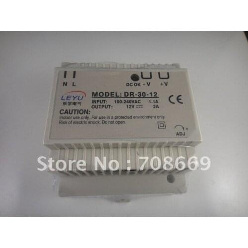 Din Rail Mounted 12VDC 2A Output 30W Power Supply