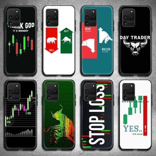 Trade Investment Forex Stock market Phone Case For Samsung Galaxy S20 FE plus Ultra S6 S7 edge S8 S9 plus S10 5G lite 2020