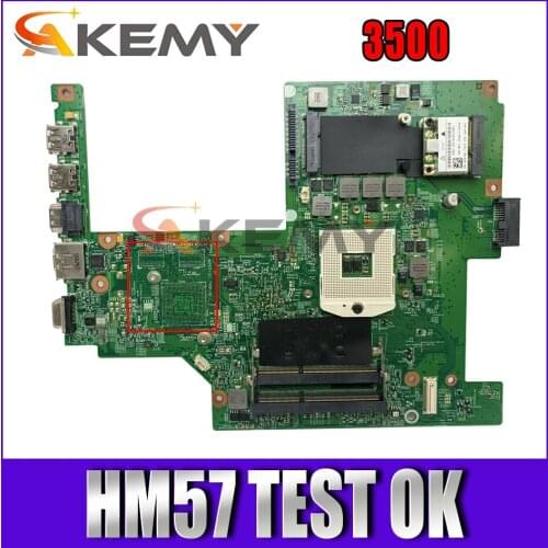 CN-0PN6M9 0PN6M9 FOR DELL Vostro 3500 laptop motherboard DELL V3500 Original mainboard WITH HM57 NOTEBOOK PC 100% tested ok