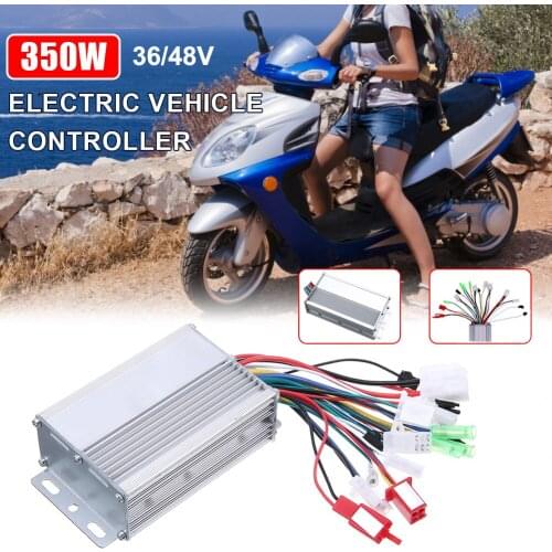 Electric Bike Brushless Motor Controller DC 36V/48V 350W Electric Bicycle Accessories for Electric Bicycle E-bike Scooter
