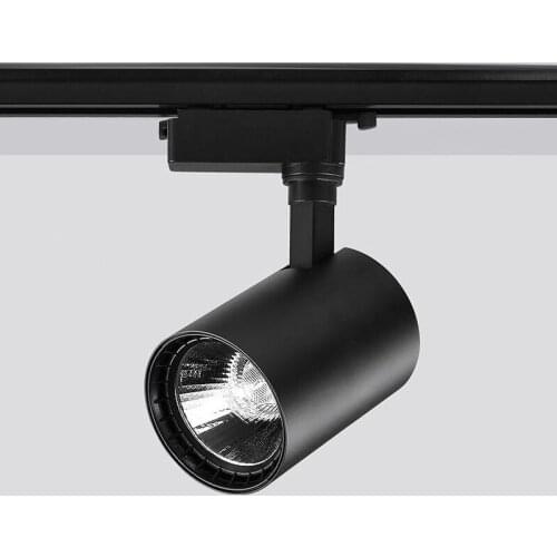 Clothing Store Surface Mounted Rail Spotlight 20W 30W COB LED Track Light Lamp