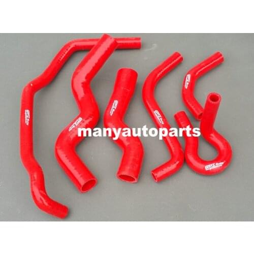 Red Silicone radiator heater hose for Holden Rodeo TF 2.8L Turbo Diesel 90-97