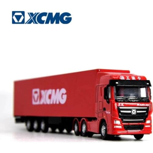 Diecast 1/87 Scale XCMG Model Cars G900 Hanfeng Container Truck Static Display Adult Collection Transportation Toys for Boys