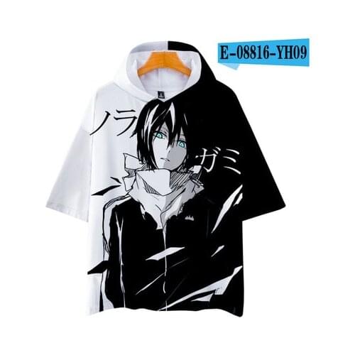 New Anime tshirt Noragami yato Cosplay T-shirt Costume loose Tee Top Unisex Tops T Shirt