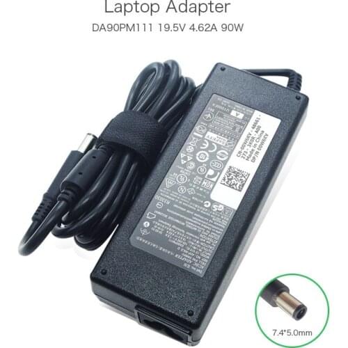 Original 19.5V 4.62A 7.4*5.0mm 90W ADP-90LD D 0W6KV AC Adapter for Dell Vostro 3555 3560 3750 5460 DA90PM111 Laptop Charger
