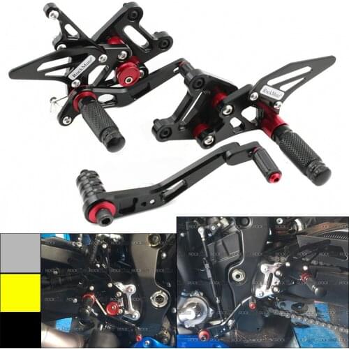 Rider Rear Set Rearsets Foot Peg Rest Footpeg Brake Shift Shifting Lever Pedal For SUZUKI GSXR1000 GSX-R1000 17-18 2017 2018
