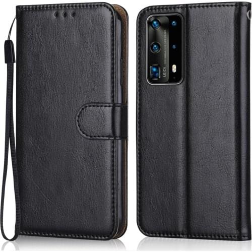 Folio Luxury Leather Case for On On Huawei P40 Pro ELS-NX9, ELS-N04, ELS-AN00, ELS-TN00 Wallet Stand Flip Case Phone Bag