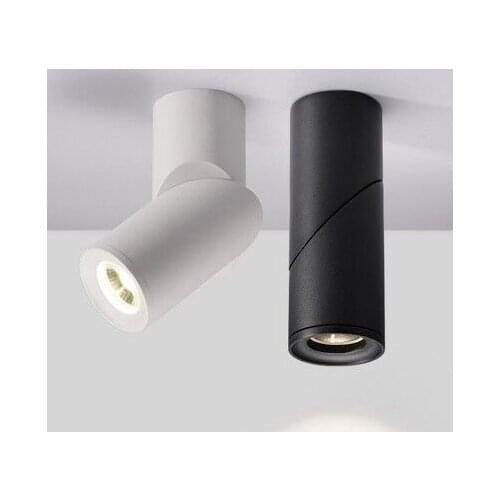 Dimmable Rotating LED Downlights 7W9W12W15W COB LED Ceiling Spot Lights AC110-220V LED Wall Lamp Warm Cold White Indoor Lighting