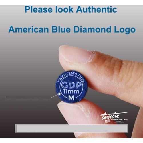 Super Gold Diamond Blue Tips Durable Billiards Authentic American Blue Diamond Accessories for Champion Athletes