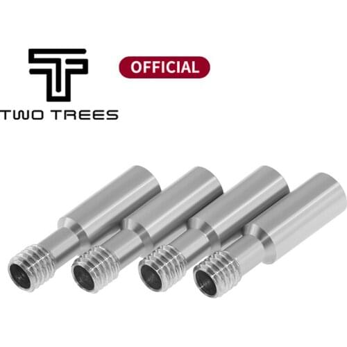 2pcs 3D Printer CR10 Ender 3 Special Throat Bowden Tube Long Thread For 1.75 mm Filament 3D Printers Parts Full Metal Part