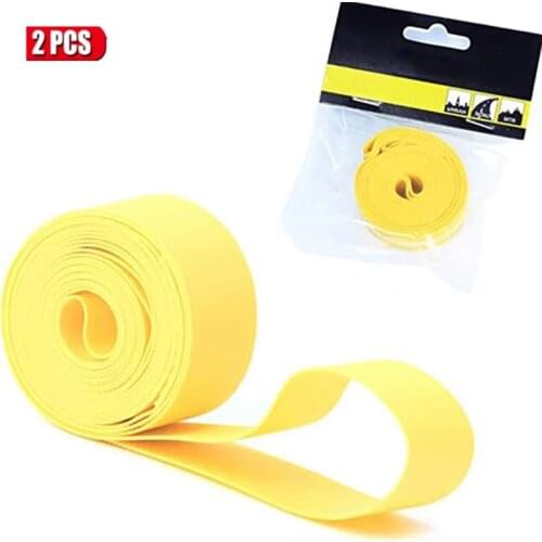 2pcs Bicycle Tire Liner Bike PVC Puncture Proof Belt Protection Pad Nylon Anti-puncture Tyre Protector Tape MTB Road Bike Tube