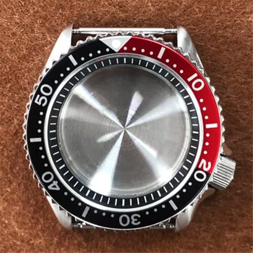 42 mm Watch Cover for SKX007 Stainless Steel Watch Case With Sapphire Glass for NH35/NH36 Mechanical Movement
