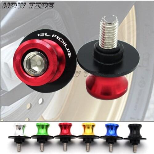 Motorcycle Accessories CNC Aluminum M8 Swingarm Spools Slider Stand Screw For Suzuki SFV650 GLADIUS 2009-2015