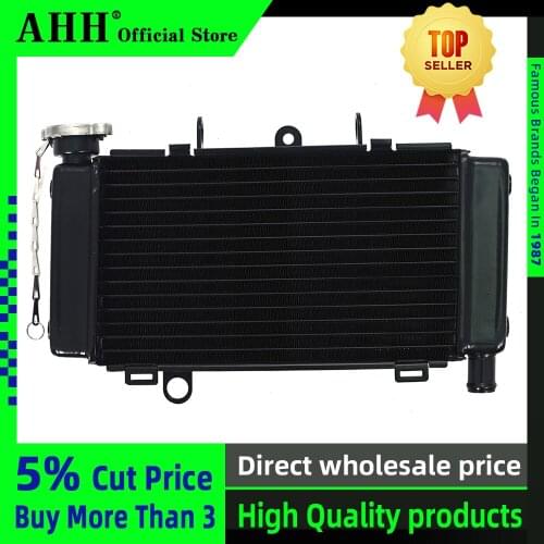 AHH Motorcycle Aluminium black Radiator Cooler Cooling Water Tank for Honda Magna JADE 250 Sapphire Magna250 JADE250 Dragon Dogs