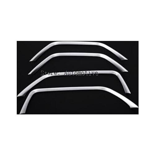 Car-Styling ABS Chrome Car Door Decoration Trim Strips Accessories For Land Rover Range Rover Evoque 2013-2017 4pcs/Set