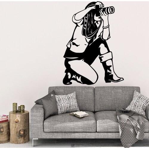 Free shipping Selfie Girl Wall Sticker Wall Decal Sticker Home Decor For Kids Rooms Decoration Vinyl Mural Decal