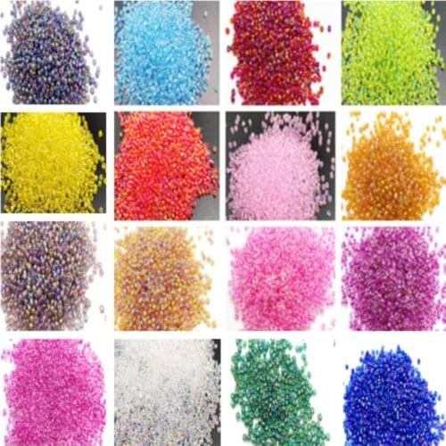 Exotic Stained Glass Rice Beads, DIY Bracelet Necklace Accessories, Curtains, Home Decorations, 2 Mm * 1000 Pieces