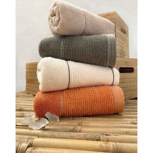 Bath Towel Set 100 Cotton 4 Pcs 50x90 Large Towel Cotton Highly Absorbent Bathroom Towels (Pack of 4)