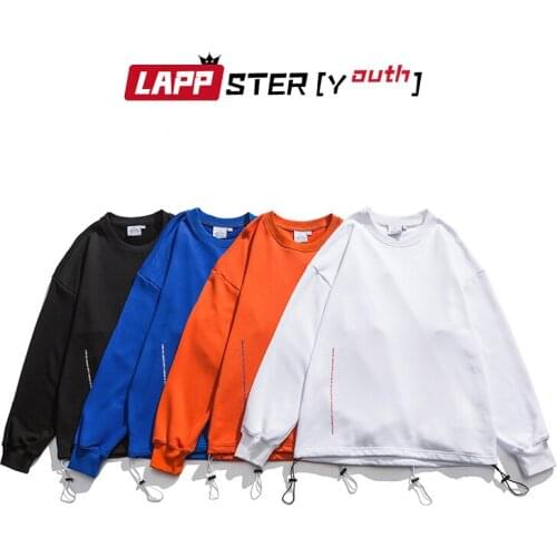 LAPPSTER-Youth Men Colorful Letter Print Sweatshirts 2020 Mens Oversized Streetwear Hoodie Male Korean Harajuku Hip Hop Hoodies