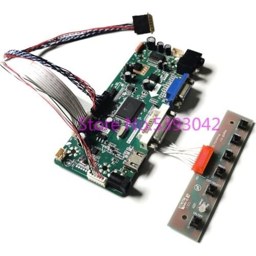 Fit LP156WH3 (TL)(S1)/(TL)(S2)/(TL)(S3)/(TL)(SA) LVDS LCD panel VGA DVI WLED 40-Pin 1366*768 M.NT68676 controller board kit