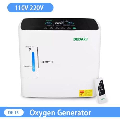 DE-1S 1L-8L Portable Oxygen Concentrator Generator Oxygene Making Machine Care Oxygen Generating Machine