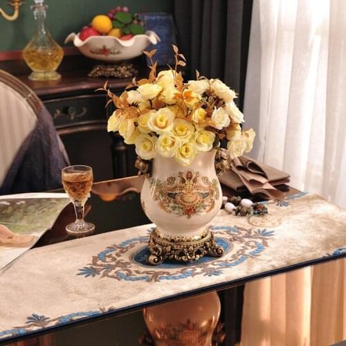 Christmas wedding decoration European ceramic crafts, vases, creative home furnishings, vases, flowerpots, ceramic decorations