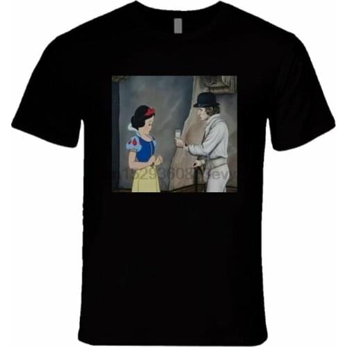 A CLOCKWORK ORANGE ALEX AND SNOW WHITE PARODY FUNNY T Shirt