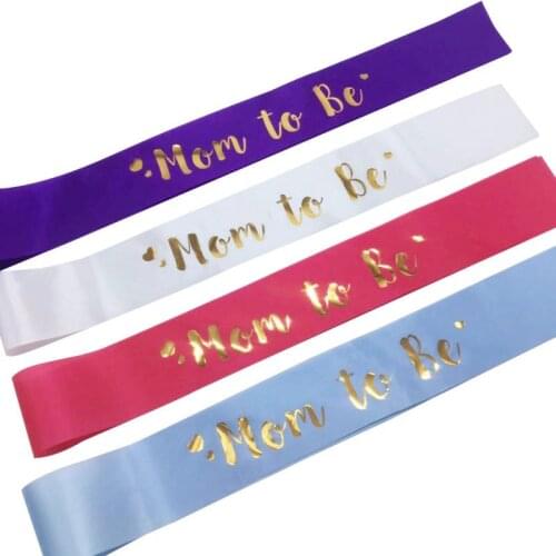 1 Pcs Mommy Mum To Be Sash Baby Boy Girl Baby Shower Decoration Sash Newborn Party Decoration Pregnant Mom Favor Gifts