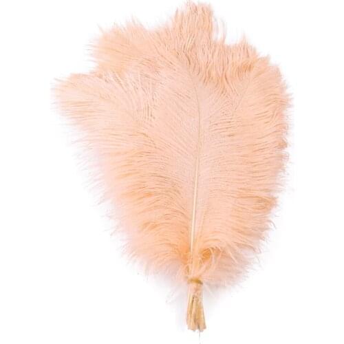 10 Pcs Fashion Elegant Ostrich Feathers 35-40 CM/14-16''Decoration for Wedding Holiday Party Room Accessory DIY Craft Plumes