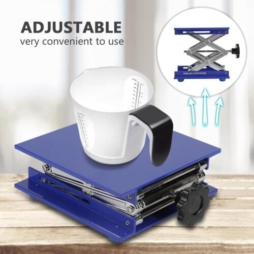 200*200*280mm Laboratory Lifting Platform Lift Jack Stand Scissor Rack Aluminum Oxide/Stainless steel