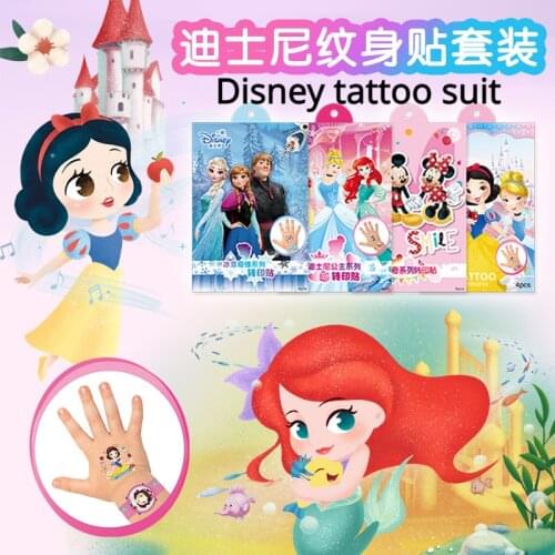 2021 Disney Snow Princess Asha tattoo childrens cartoon Tattoo Sticker transfer sticker custom 3D simulation sticker