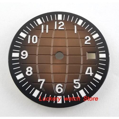 31.6mm no logo brown dial fit for 2824 2836 Miyota 8215 821A Mingzhu 2813 Automatic movement-BP50