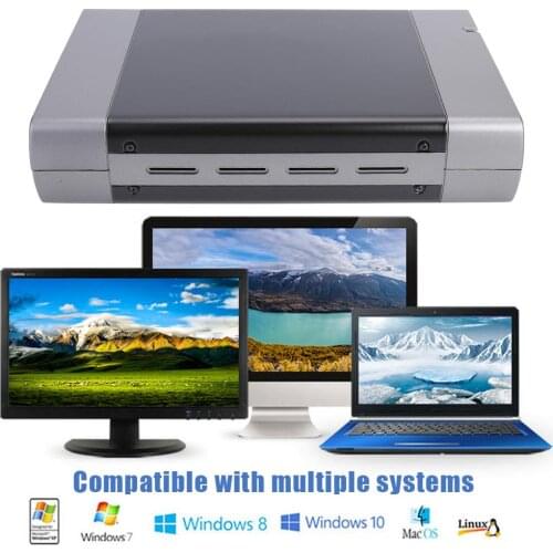 5.25 inch Optical Drive Enclosure USB3.0/2.0 to SATA US/EU Adapter Hard Disk Case Support DVD 16 Speed Recording Hard Disk Case