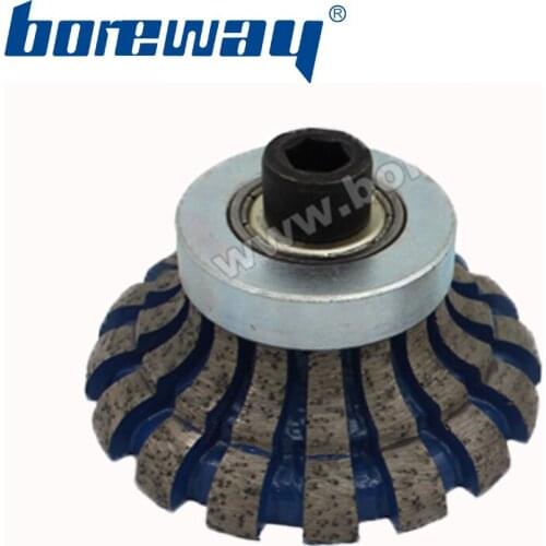 Supply O20*D80*M8/M10/M12 Diamond Profiling Router Milling Cutting Tool For Slab Application On Portable Machine